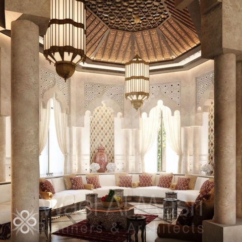 Arabic Majlis, Villa in Kuwait                           